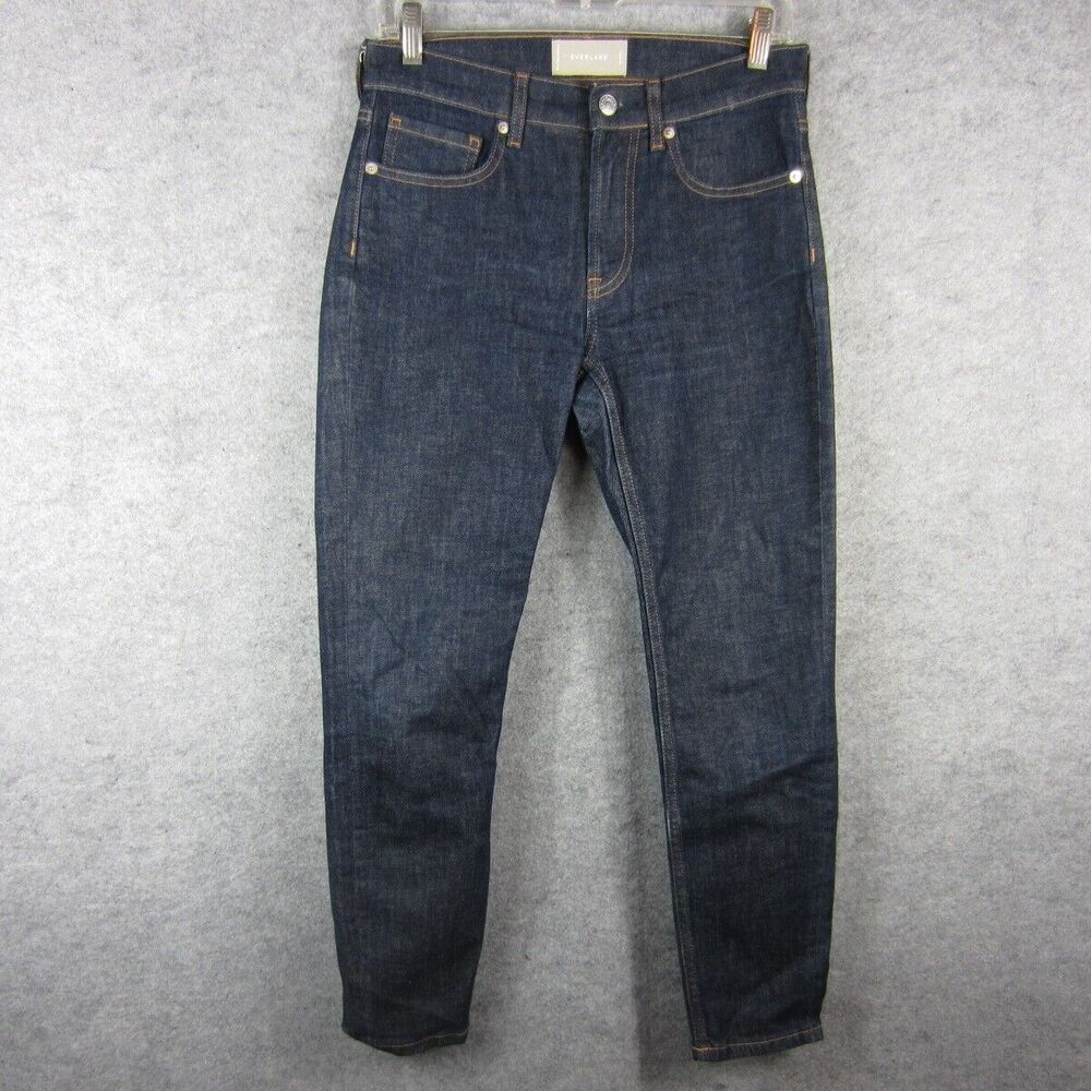 Everlane Jeans Womens 26 Blue Dark Wash Skinny Ankle Mid Rise Urban Casual Work